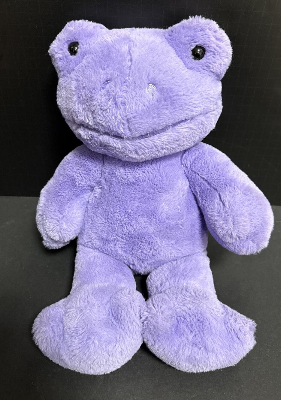 Build-A-Bear Workshop Violet Frog Plush Purple Soft Toy Stuffed Animal Sound